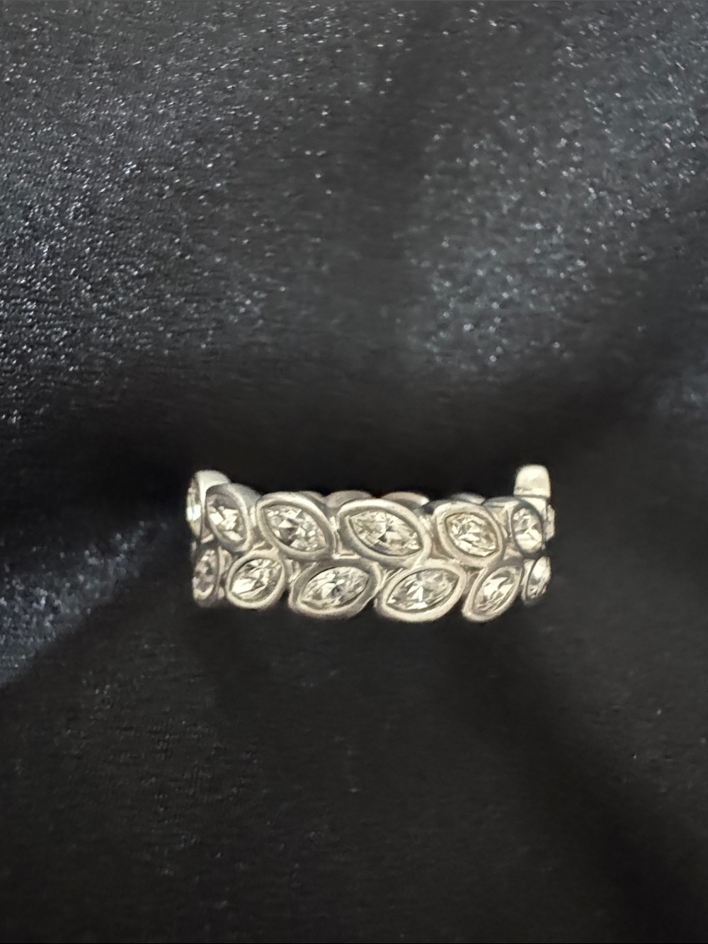 Touchstone Crystal by Swarovski, Olympia Ring, size 9, NIB